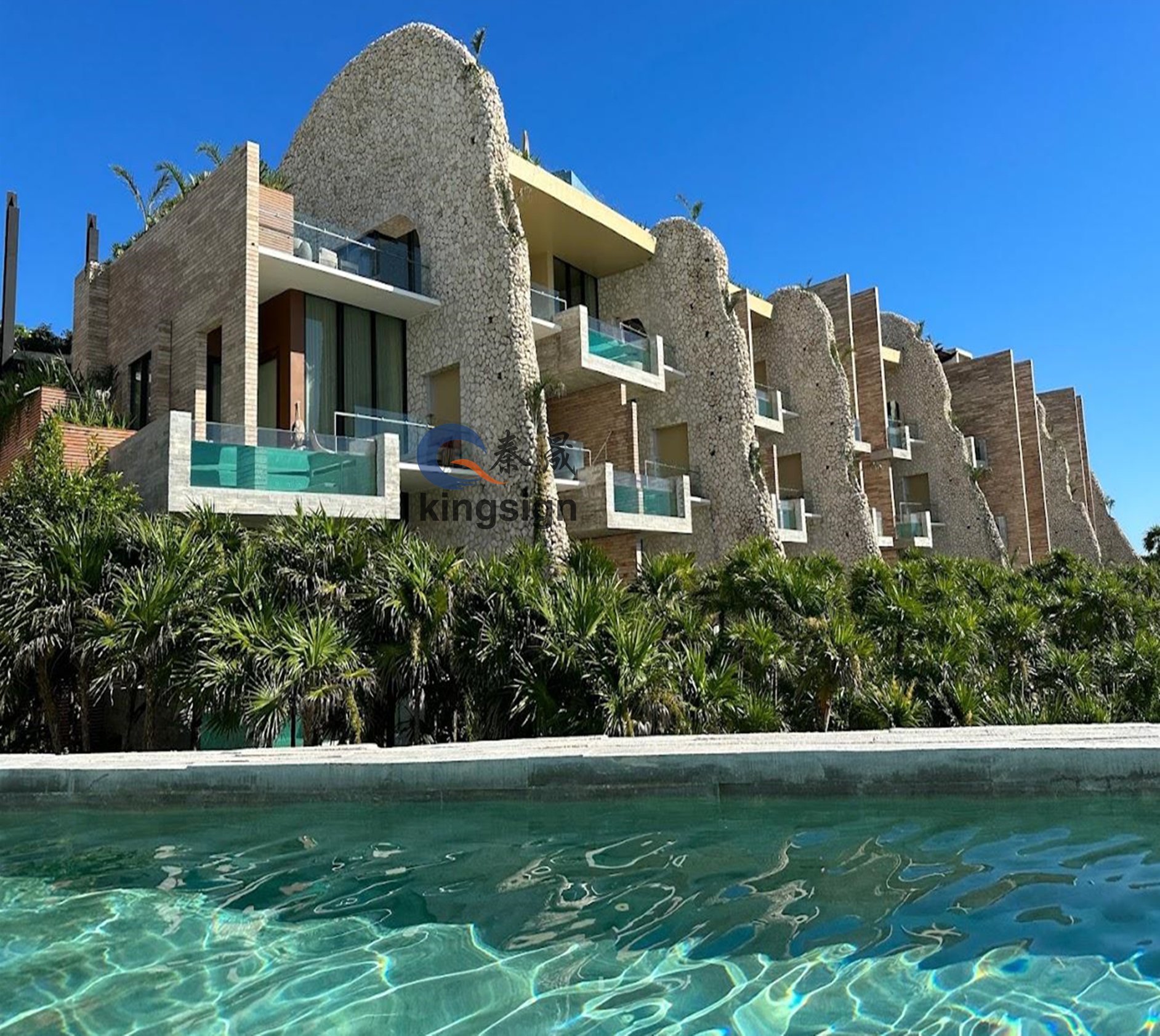 Kingsign एक्रिलिक पूल विन्डो र दृश्य प्यानल